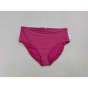 OLD NAVY Swim Bottoms 3X High-Waisted Bikini Pink NEW